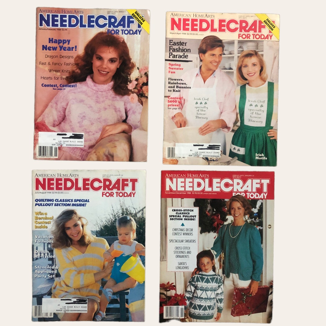 Needlecraft for Today Lot of 4 Magazines 1986 Publications - Etsy
