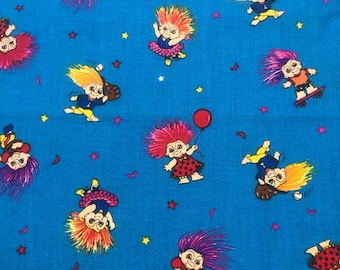 TROLLS シーツカバー 4点セット　新品 Vintage Treasure Troll Sheets Set- Rare Twin Flat, Fitted Bottom