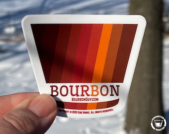 Bourbon Glass, Die-cut Sticker