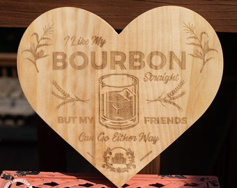 Bourbon and LGTB+ Pride Wall Hanging