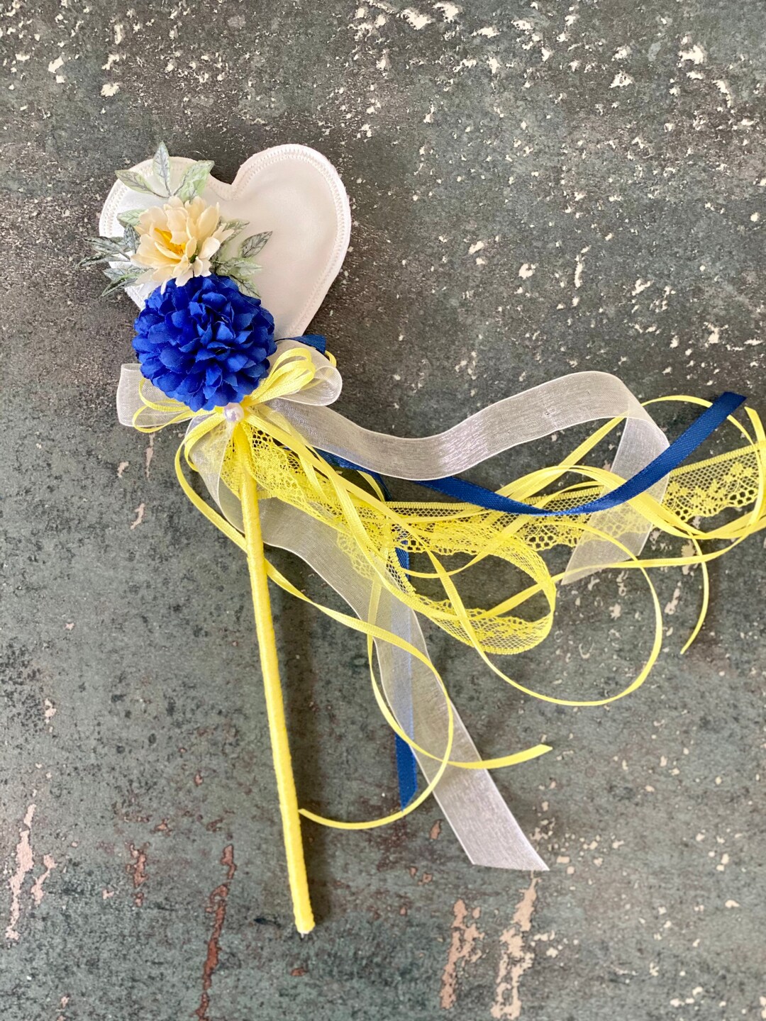 Flower Girl Wand Magic Wand Butterfly Wand Flower Wand Fairy Etsy