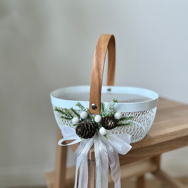 Flower Girl Basket Etsy