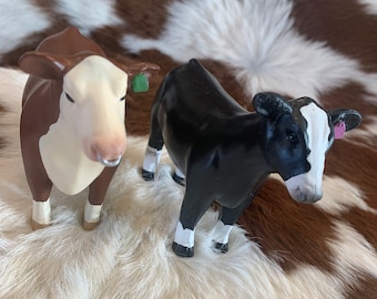NEW LITTLE BUSTER Hereford and Simental Toy Figurines- Pick your Breed