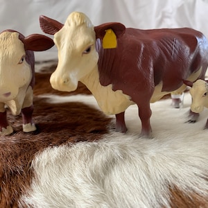 Little Buster Hereford Cattle Toys - pick from bull, cow, and calf