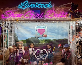 Livestock show girl dolls