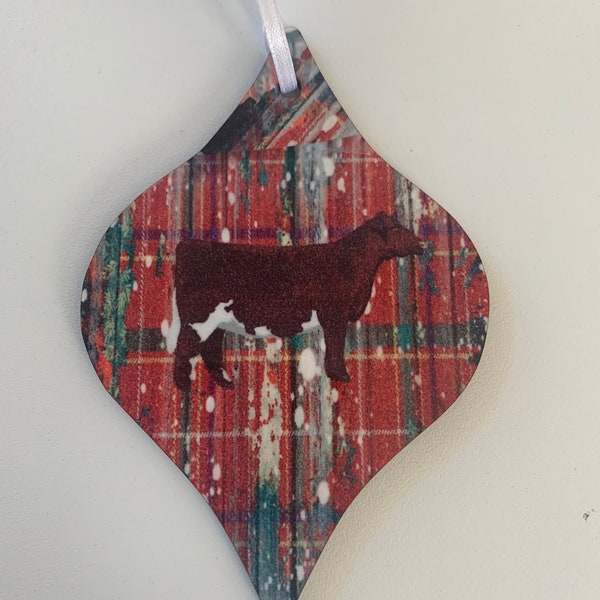 Livestock Christmas Ornament- Pick your breed and species!