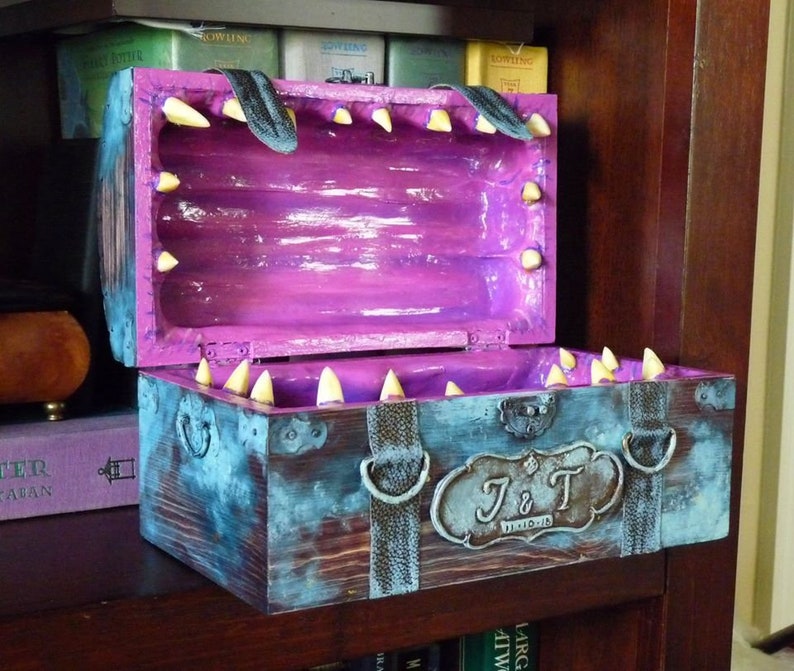 Large Mimic Chest Made To Order Treasure Box Etsy