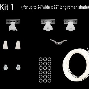 Roman Shade Hardware Kit, 3 options according to window sizes. For DIY roman shades. FREE SHIPPING afbeelding 2