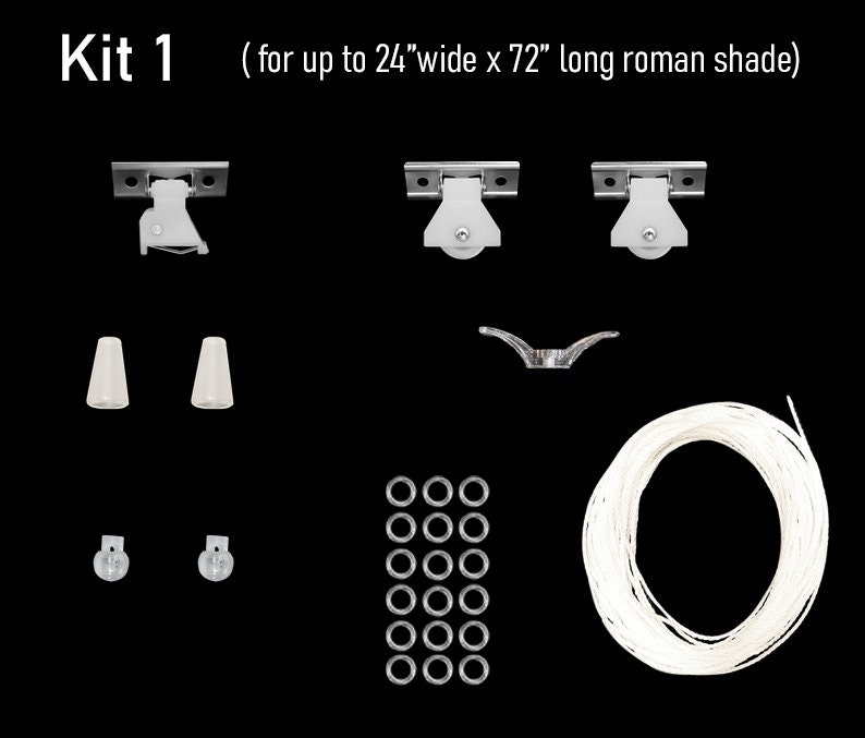 Roman Shade Hardware Kit, 3 options according to window sizes. For DIY roman shades. FREE SHIPPING afbeelding 2