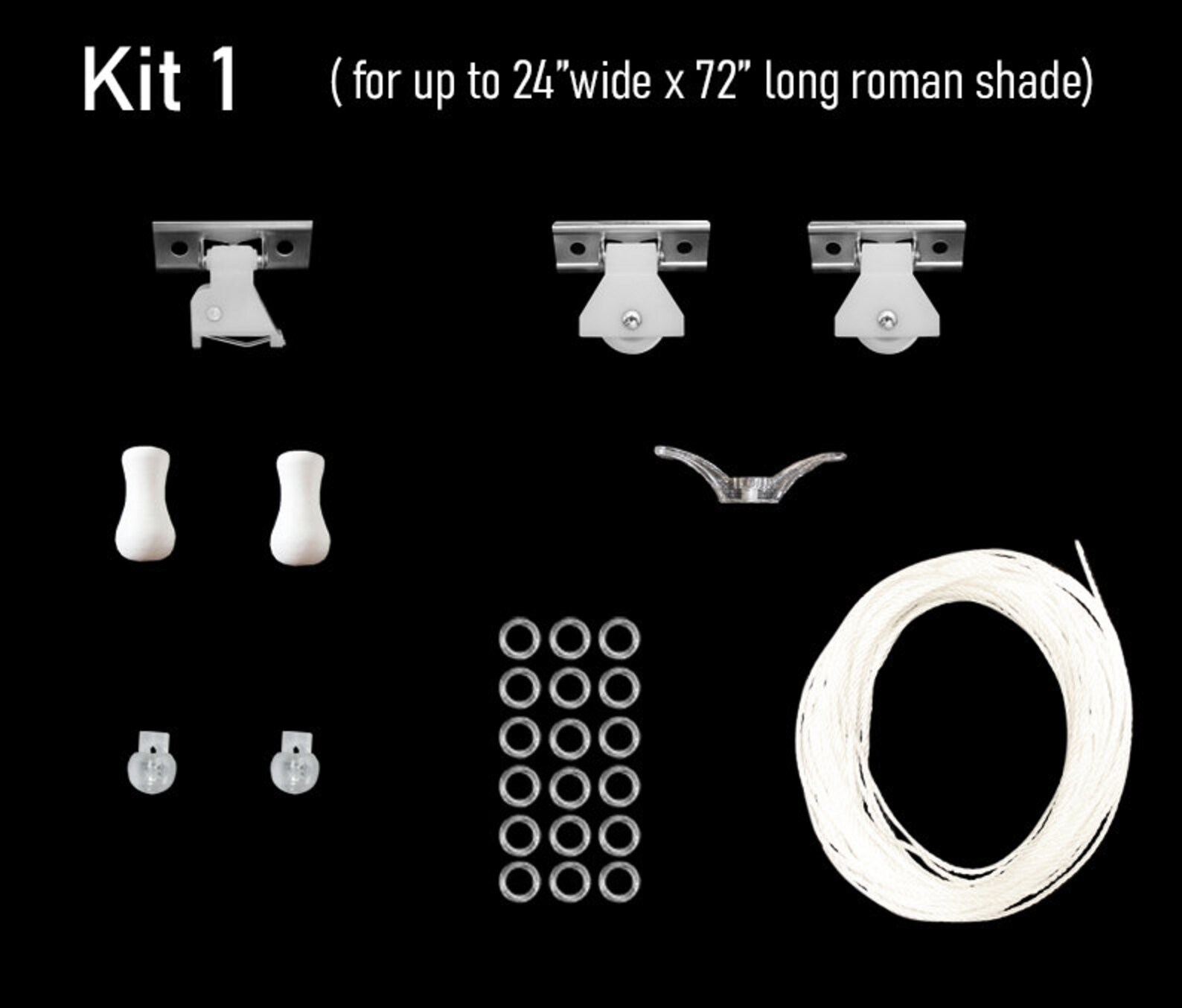 Roman Shade Hardware Kit 3 Options According to Window Sizes. Etsy