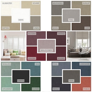 FABRIC SWATCHES for Barista Linen