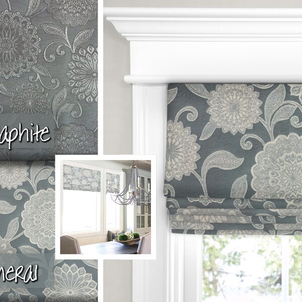 Custom Roman Shades - Etsy