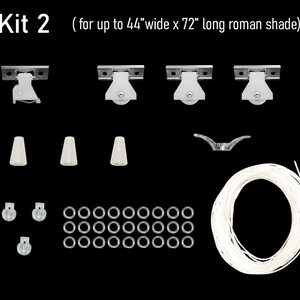 Roman Shade Hardware Kit, 3 options according to window sizes. For DIY roman shades. FREE SHIPPING afbeelding 3