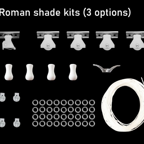 Roman Shade Hardware Kit 3 Options According to Window Sizes. Etsy