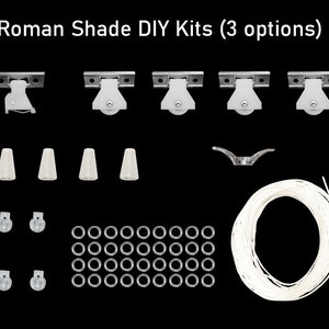 Roman Shade Hardware Kit, 3 options according to window sizes. For DIY roman shades. FREE SHIPPING afbeelding 1