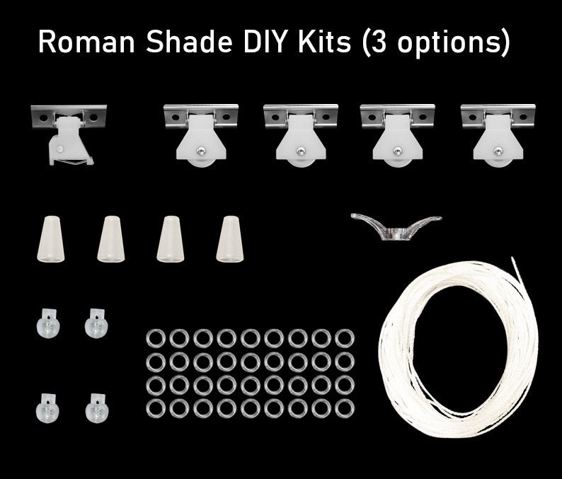 Roman Shade Hardware Kit, 3 options according to window sizes. For DIY roman shades. FREE SHIPPING afbeelding 1