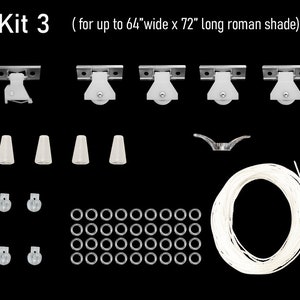 Roman Shade Hardware Kit, 3 options according to window sizes. For DIY roman shades. FREE SHIPPING afbeelding 4