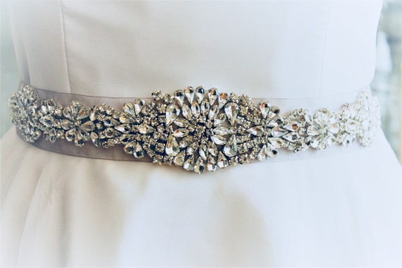 Wedding Dress Sash,bridal Rhinestone Sash,bridesmaid Belt  display picture 3