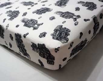 Train Crib Sheet Etsy