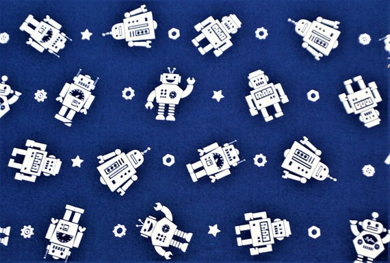 Robot Baby Bedding Boy Crib Sheet Boy Gender Neutral Nursery Etsy