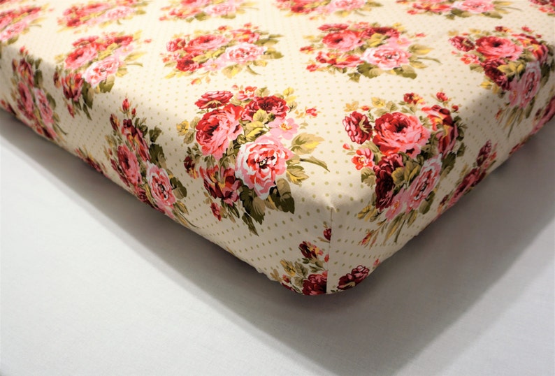 Shabby Chic Crib Sheet Girl Baby Bedding Shabby Chic Nursery Etsy