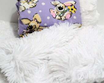 Girl Baby Blanket purple nursery bunny blanket girl baby bedding lavender blanket toddler girl bedding