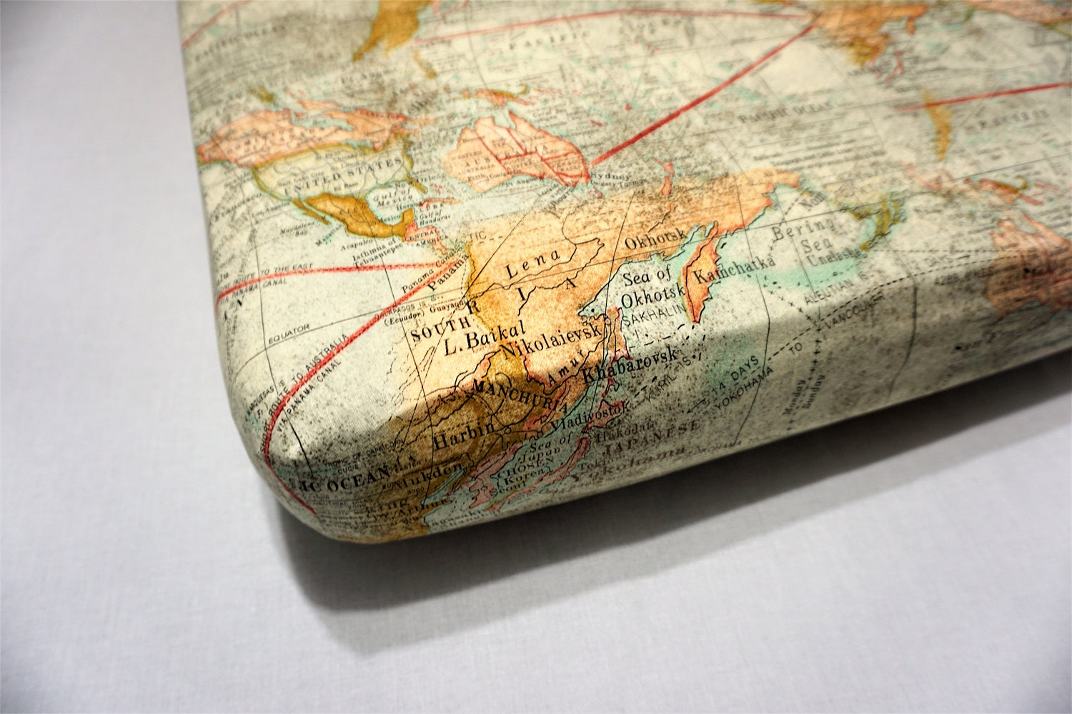 Baby bedding travel crib sheet travel nursery adventure Etsy