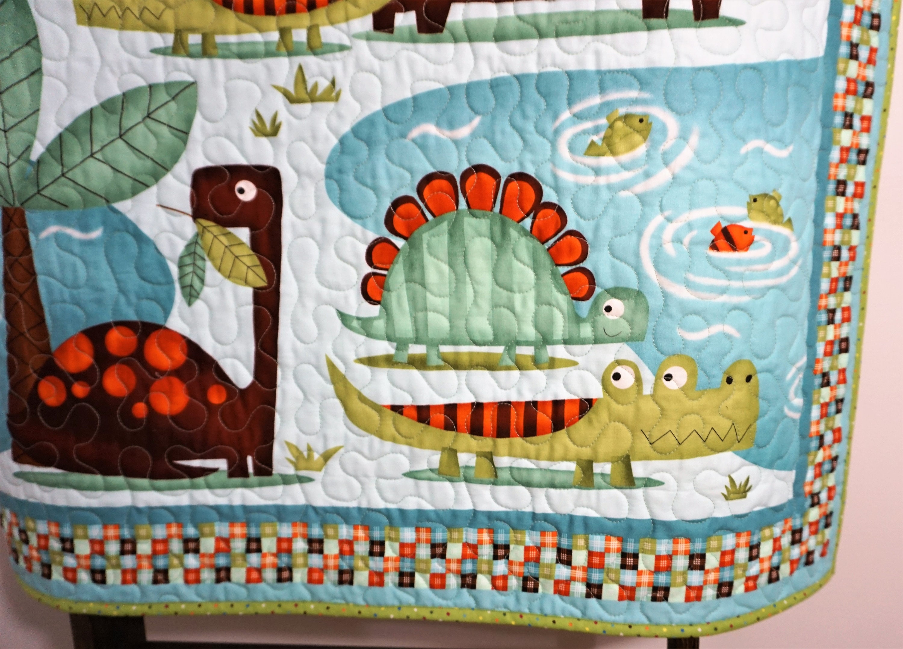 Baby boy quilt dinosaur toddler quilt dinosaur bedding toddler Etsy