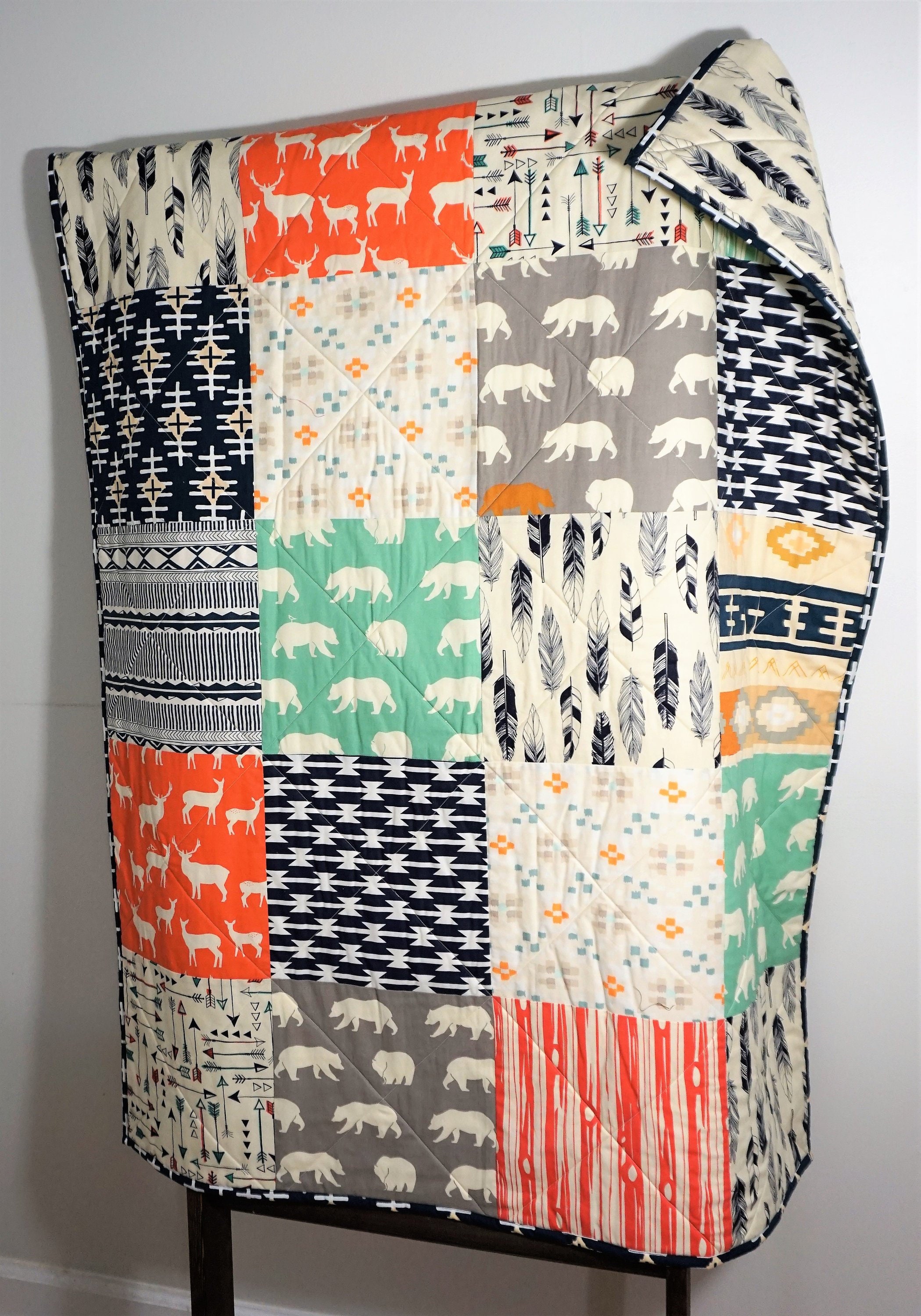 tribal baby bedding