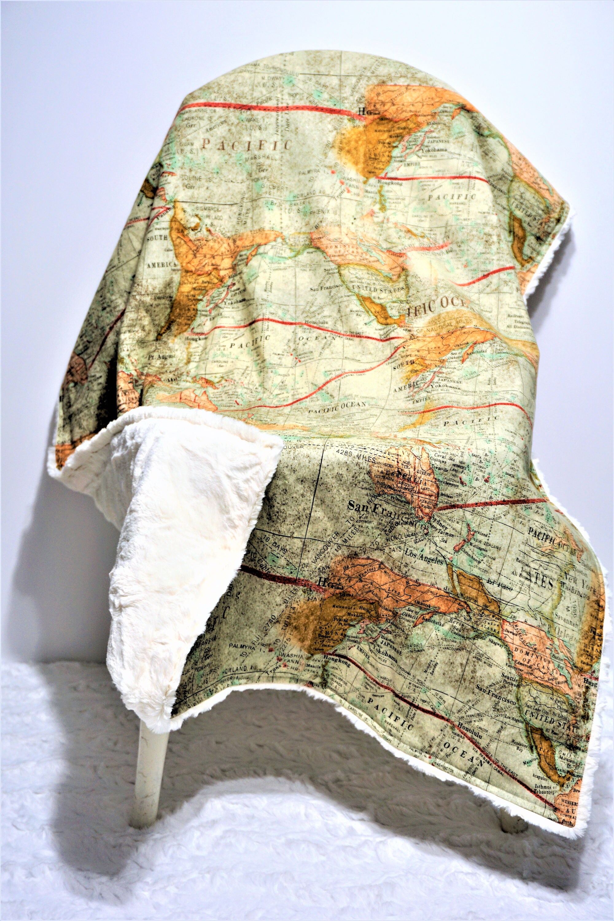 Baby bedding travel crib sheet travel nursery adventure Etsy