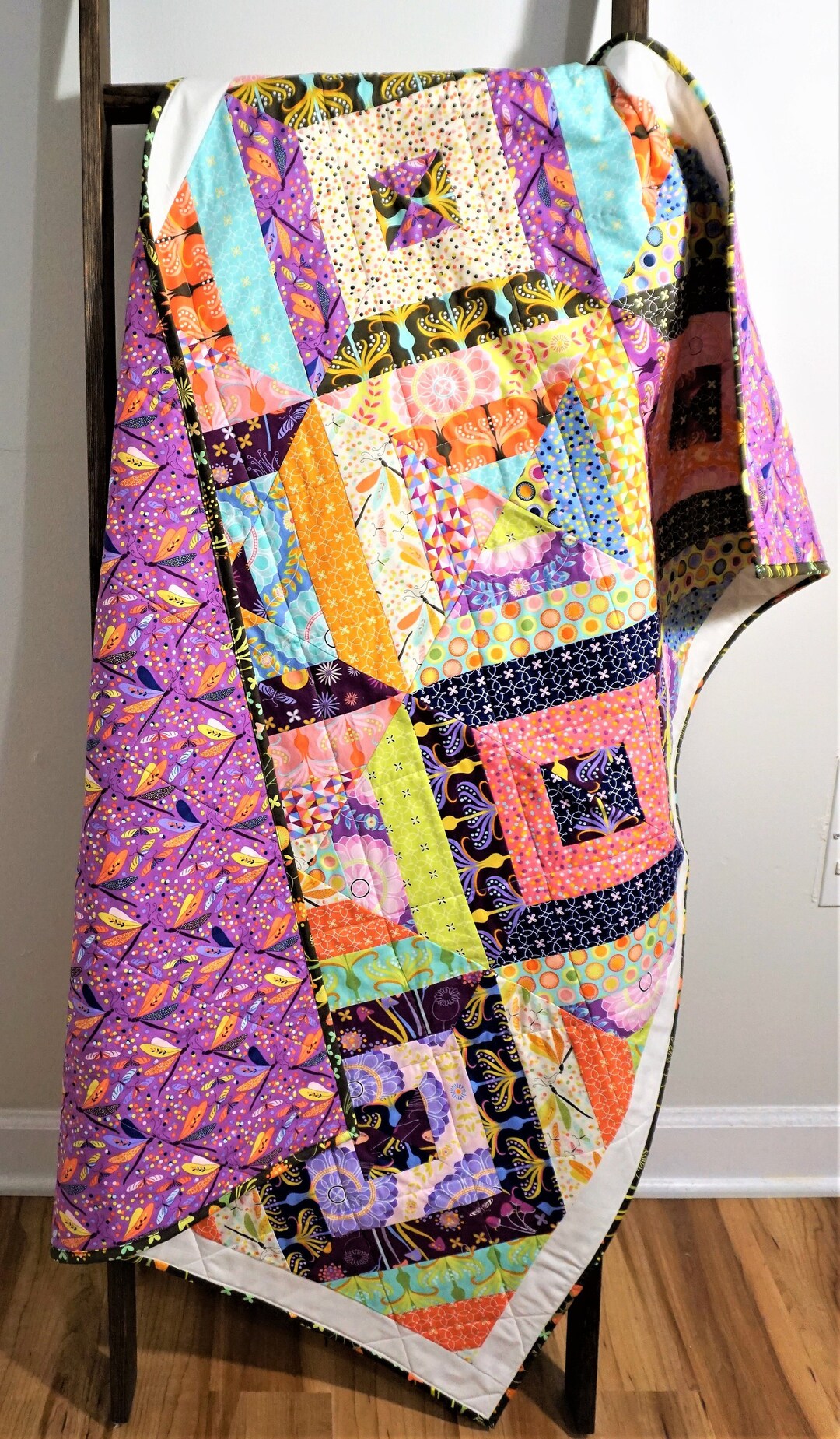 Handmade Baby Quilt Boho Baby Girl Toddler Bedding Boho Baby Etsy