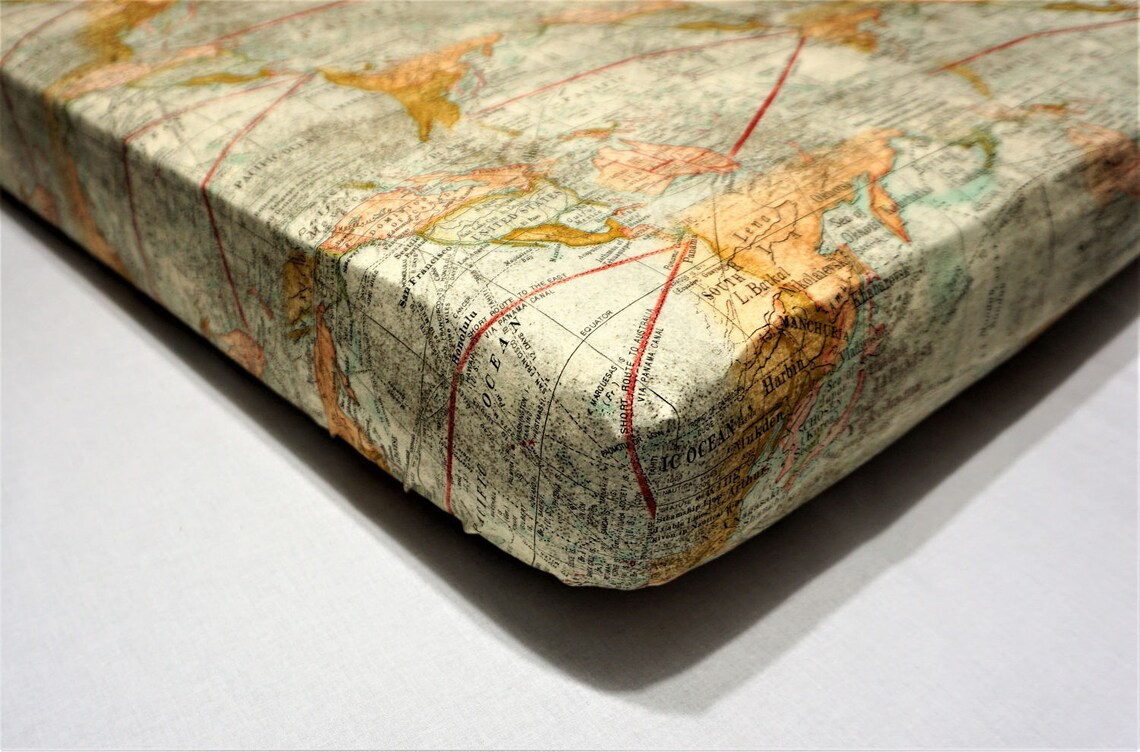 Baby bedding travel crib sheet travel nursery adventure Etsy