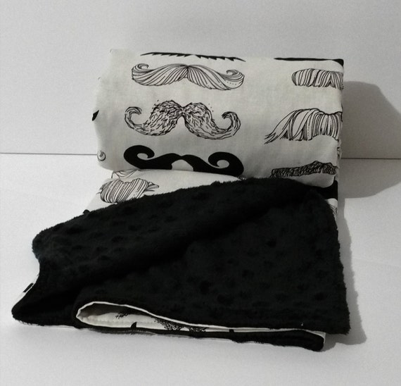Baby blanket black minky baby blanket boy baby blanket black Etsy
