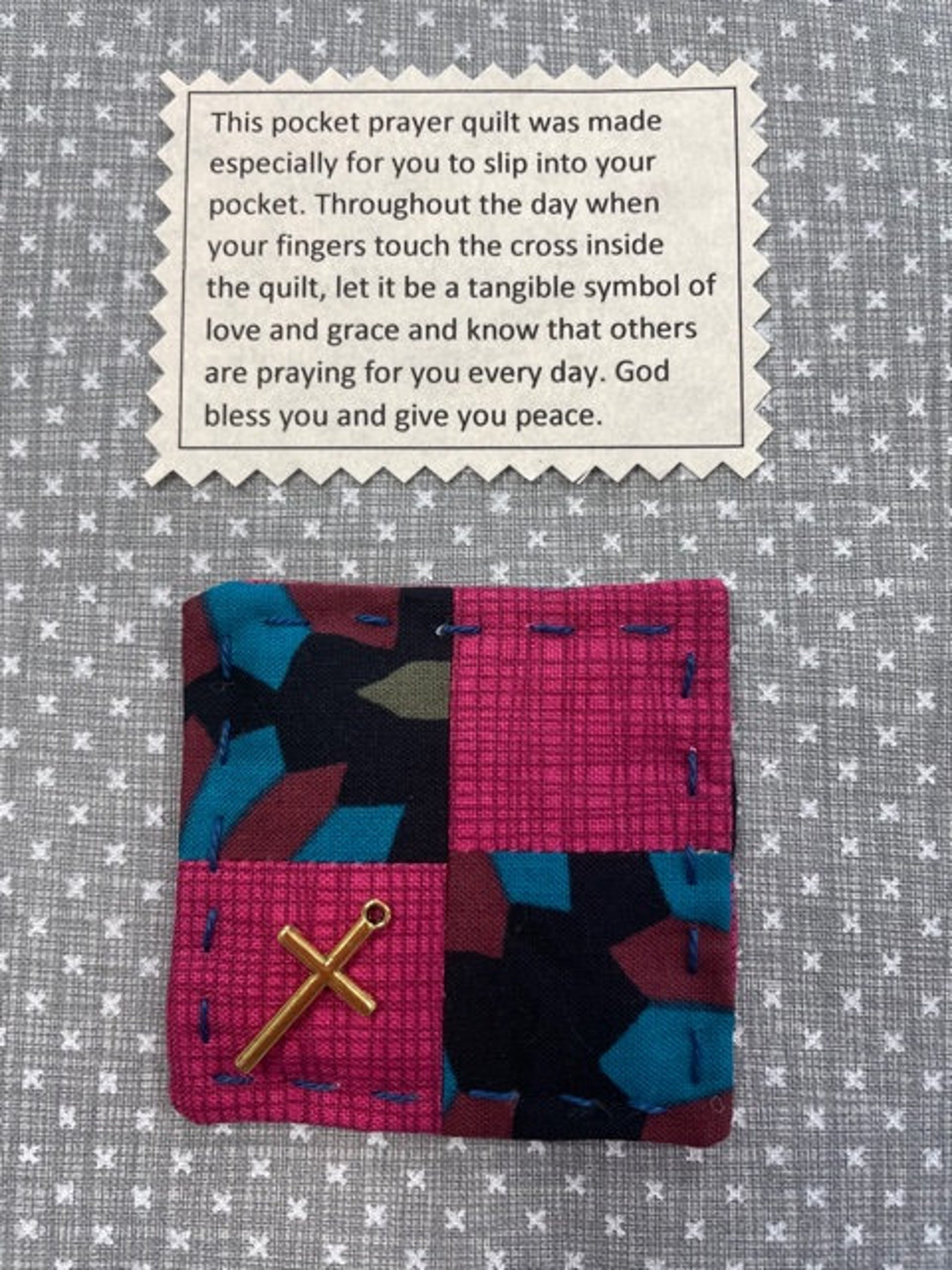 Mini Pocket Prayer Quilt Etsy
