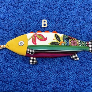 Colorful Scrappy Fish Rice Bag - Etsy