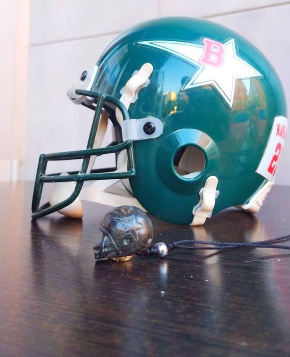 Hand-carved American Football Helmet Made of Xylopal (a 200-million-year-old  Fossil Plant) - Etsy