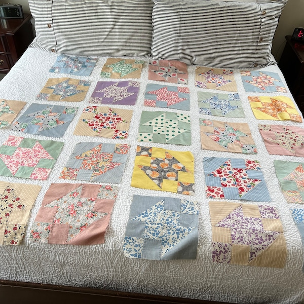 Antique Quilt Blocks Etsy