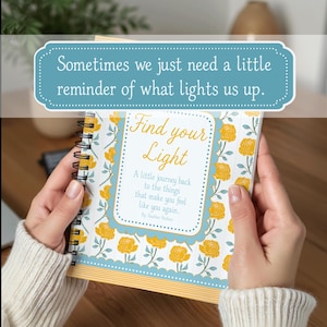 Find Your Light Guided Journal: 45-Day Self Reflection for Joy (Digital Download)