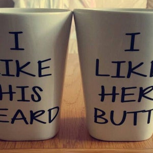 Couples Mug Set Beard/Butt