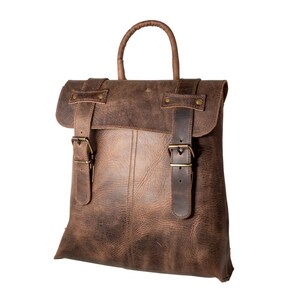 Vintage Leather Backpack Satchel Rucksack Knapsack Travel bag Laptop Notebook Messenger Bag Men Women Brown Black Beige handbag Briefcase