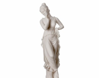 Persephone Goddess Of The Underworld Springtime Flowers&Vegetation Statue 7"