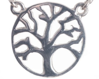 Tree of Life Necklace, Tree Necklace, Sterling Silver Necklace, Pendant Necklace, Jewelry, Gift for her
