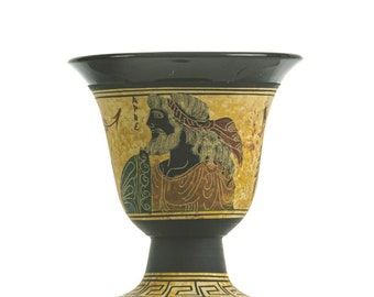 Pythagoras Cup of Justice Pythagorean Fair Mug Ancient Greek God Ares Hand Painted Ceramic Usable