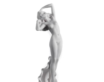 Déesse aphrodite naissance de vénus statuette sexy de fille nue statue nue 12,6 pouces