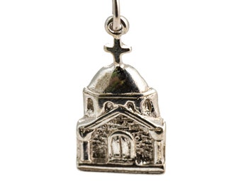 925 sterling silver chapel church charm religious pendant christian orthodox