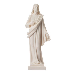 Lord Jesus Christ Statue Alabaster 10&quot;