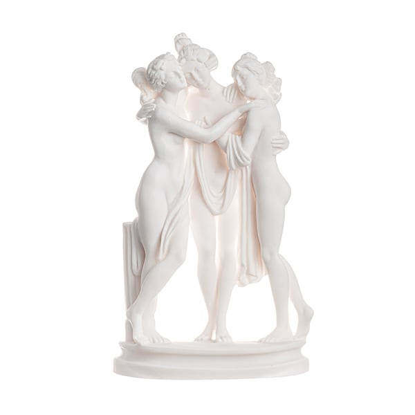 3 graces goddesses canova figurine statue 9.84"