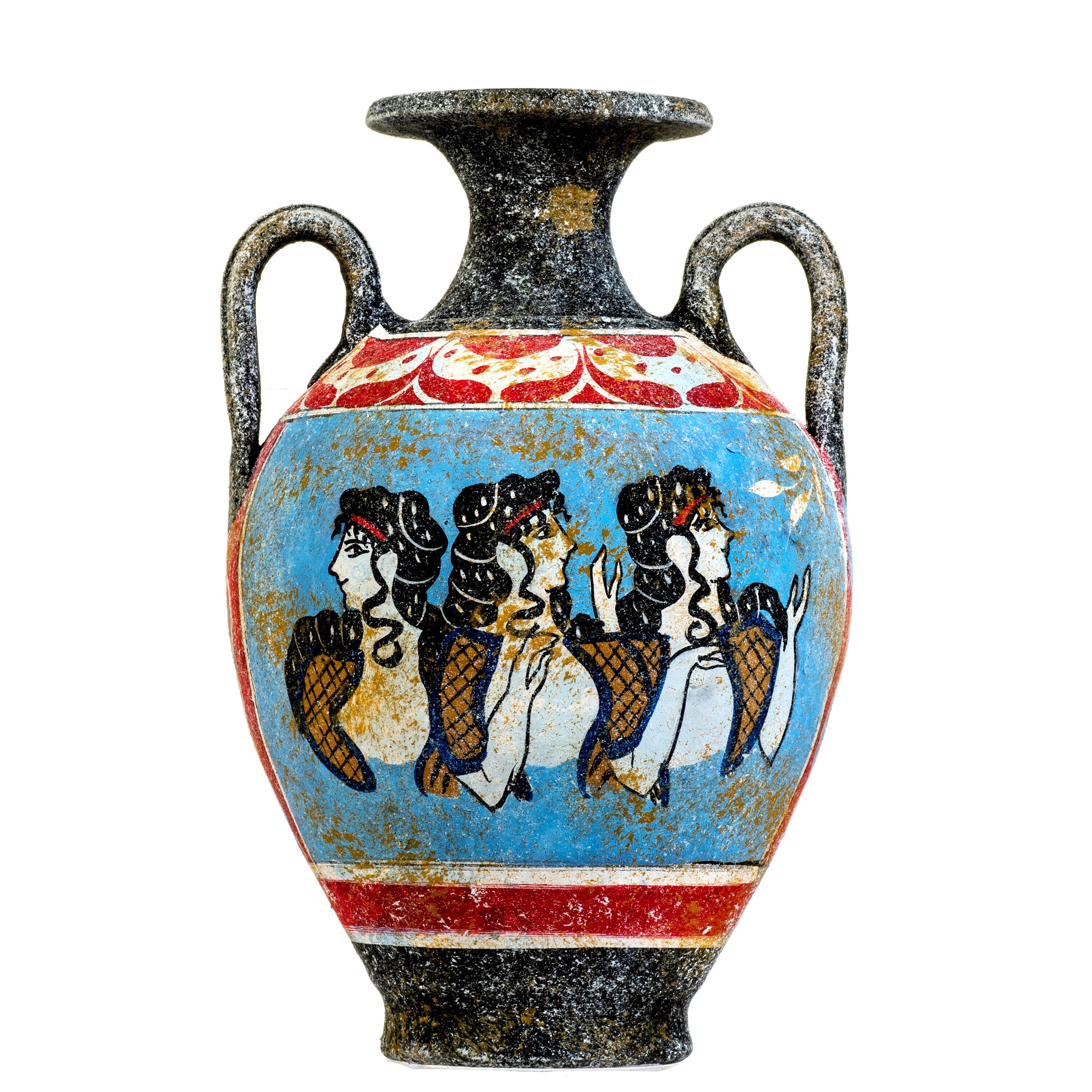 古代ギリシャ美術 アンフォラ 水注 花瓶 置物 複製品 - メルカリ