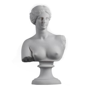 Aphrodite venus goddess bust sculpture in ancient greek roman mythology greek hand made marble cast statue 9&quot;