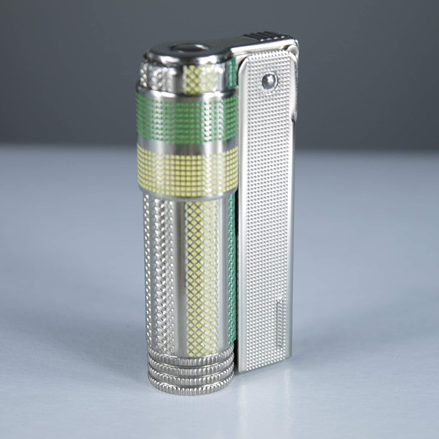 Vintage IMCO Lighter Triplex Super 6700 Made in Austria Green